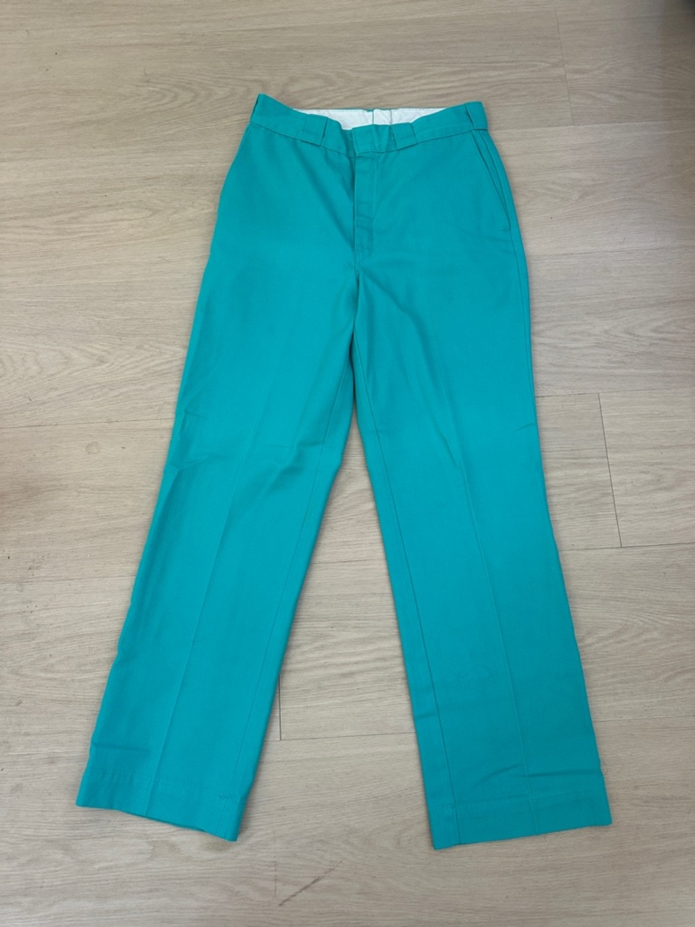 Dickies Teal Men's Straight Dress Pants